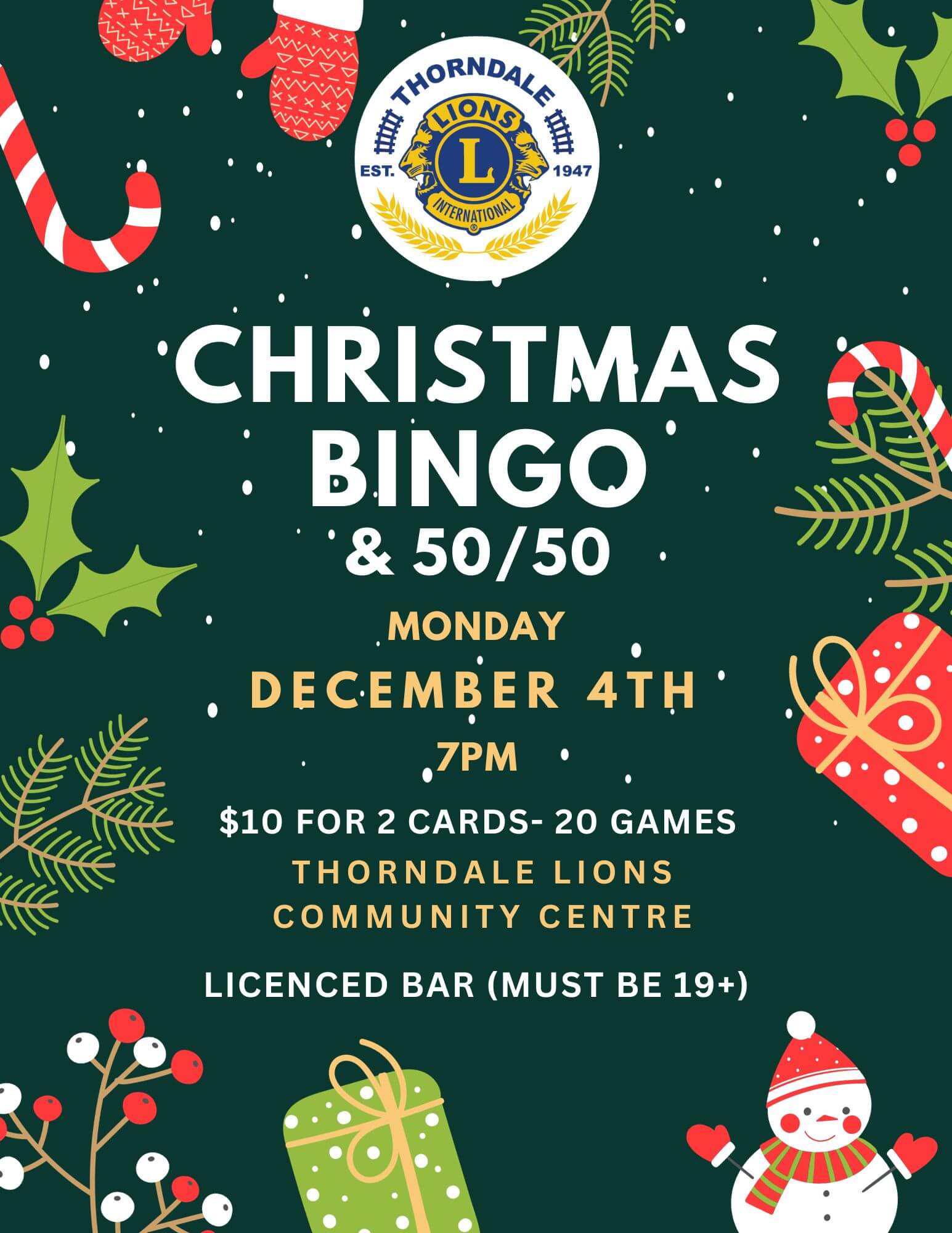 Christmas Bingo