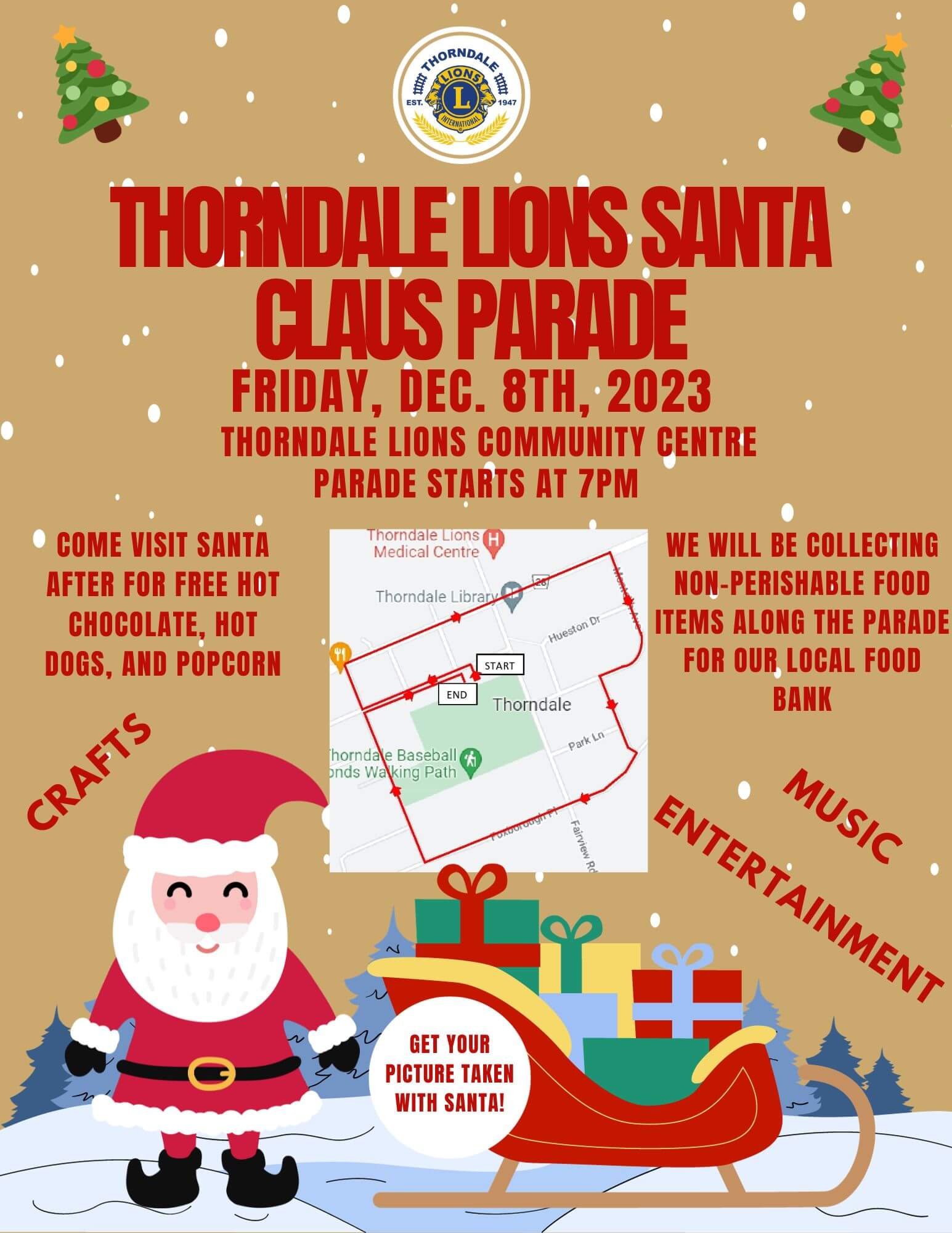 Thorndale Lions Santa claus parade (1)